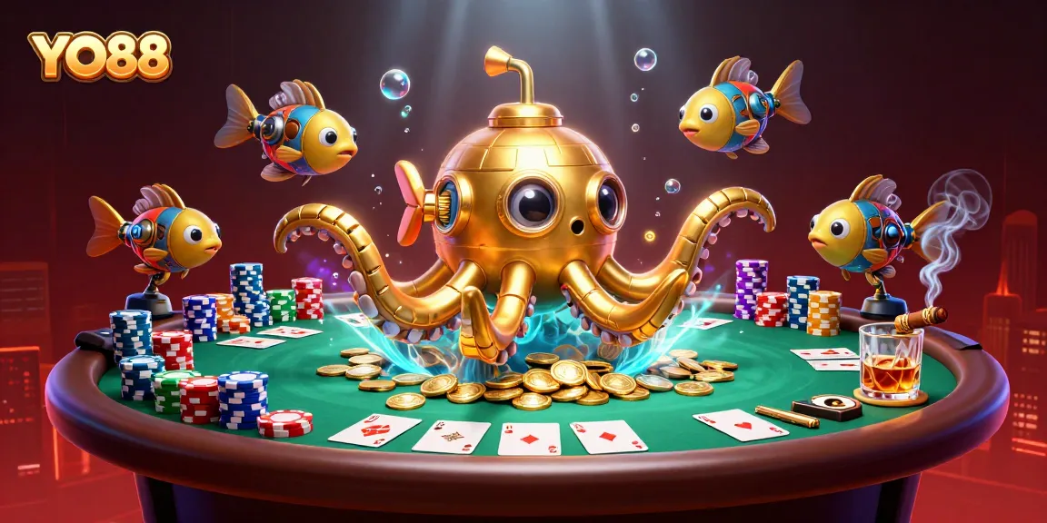 Experience thrilling gameplay with YO88 in a vibrant 3D underwater casino adventure