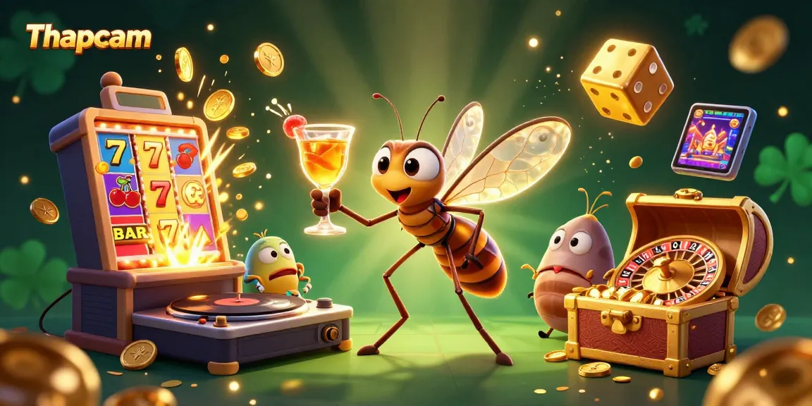 Experience Thapcam's thrilling casino atmosphere with vibrant characters and dynamic gaming elements.