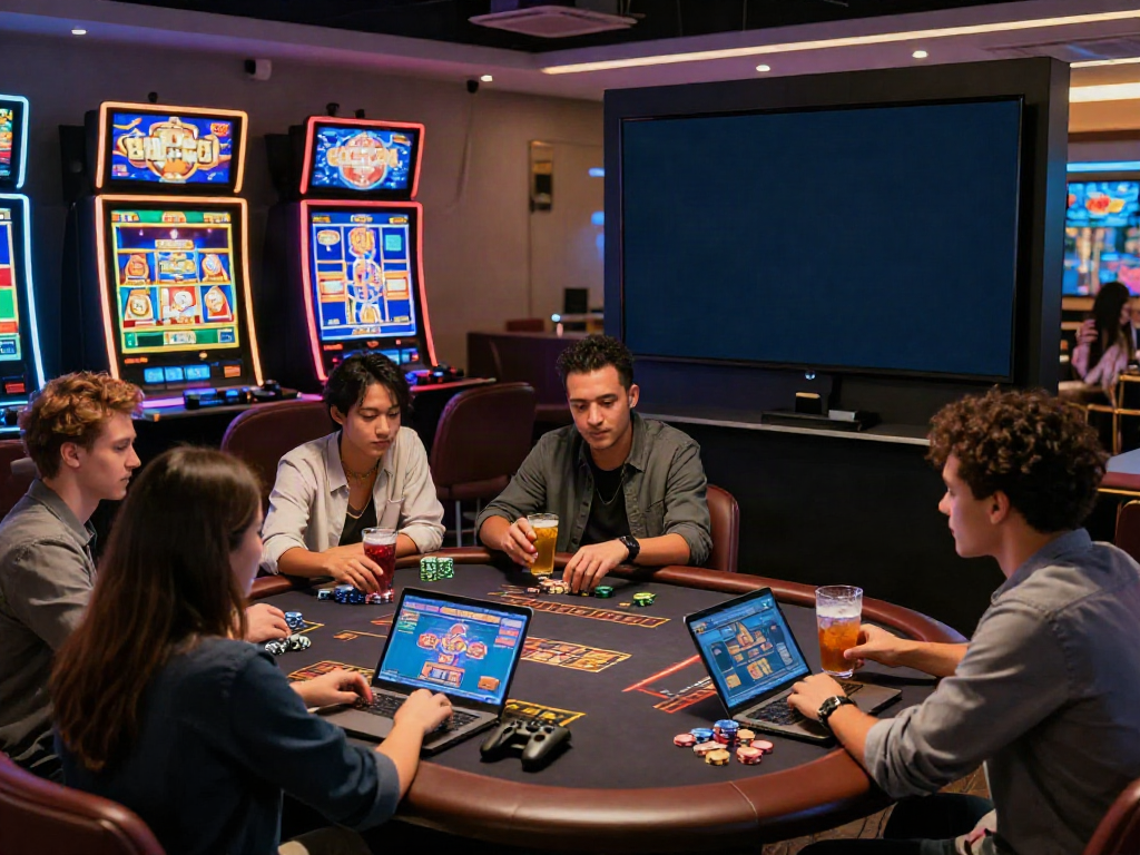 Experience non gamstop casinos UK with friends in a vibrant online gaming atmosphere.