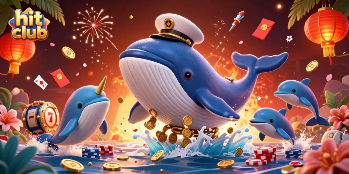 Engage with the hit club experience in a vibrant 3D casino scene featuring playful elements.