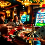 Players placing bets at the baccarat table on https://az888.futbol, capturing the thrill of high-stakes gambling.