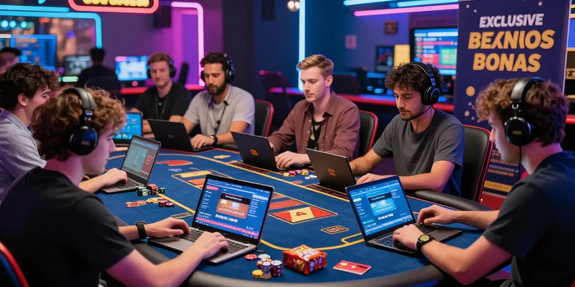 Exciting credit card casino scene with players enjoying online games, showcasing vibrant atmosphere and payment options.