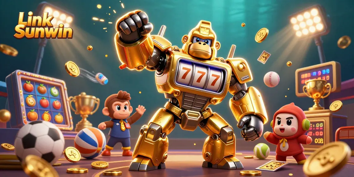 Play thrilling games with Link Sunwin, featuring dynamic 3D characters and casino action.