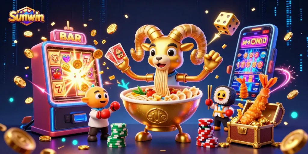 Experience thrilling gameplay at Sunwin with vibrant 3D characters and exciting slots bursting with wins.